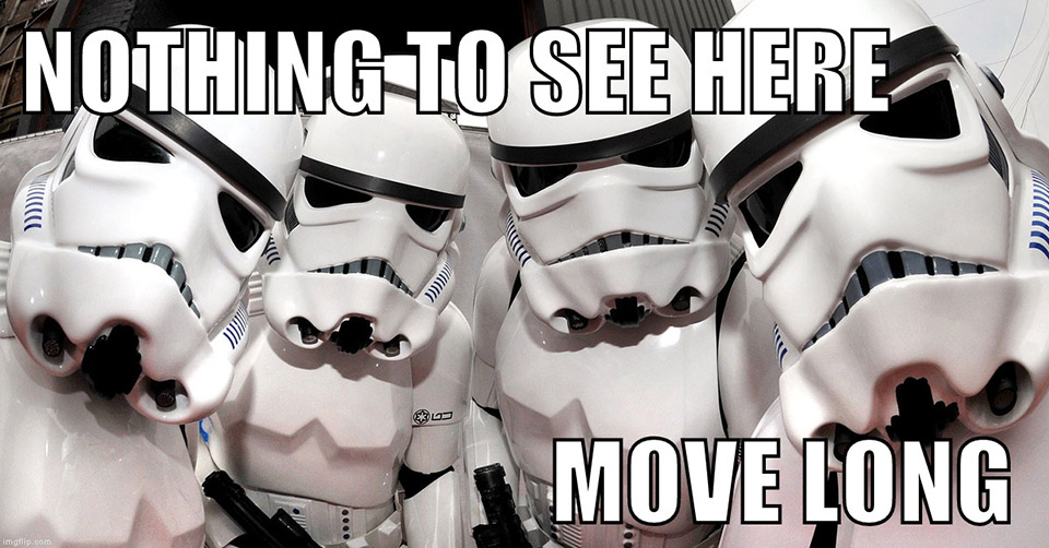 nothing to see here move along star wars